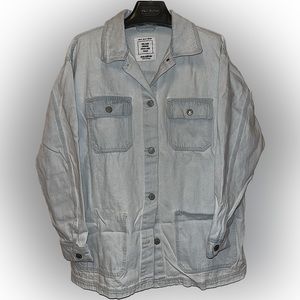 Oversized denim jacket